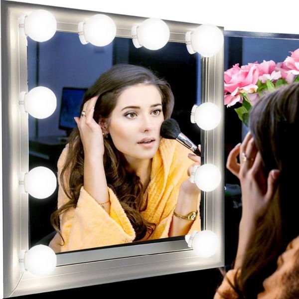 

wall lamp usb powered hollywood led mirror light makeup 5v studio bathroom fill bulb cosmetic dressing table 4