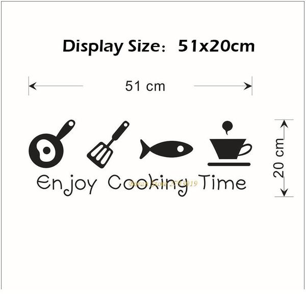

kitchen wall stickers vinyl wall decals for kitchen english quote home decor art decorative stickers pvc dining room for wmtnes