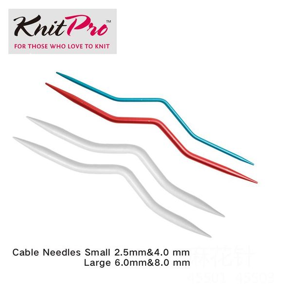 

sewing notions & tools knitpro aluminium cable knitting needles, Black