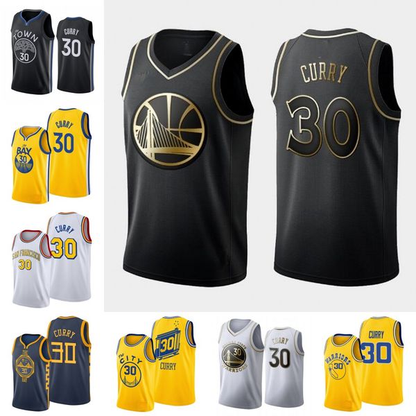 

golden state warriors men stephen curry basketball jersey, Black