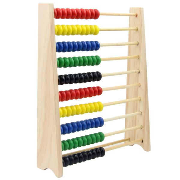 

wooden children's educational toys elementary school students abacus computing frame pinewood computing frame building blocks gift
