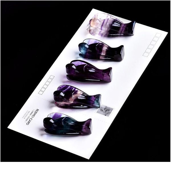 

1pc natural fluorite quartz mineral jewelry wedding and new year decorations home decoration crystal sculpture small o jllkgs, Black