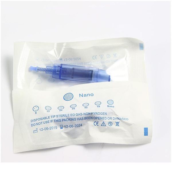 

50pcs 36pin derma pen blue permanent makeup tattoo needle cartridges microneedling therapy needle for beaut qylryq