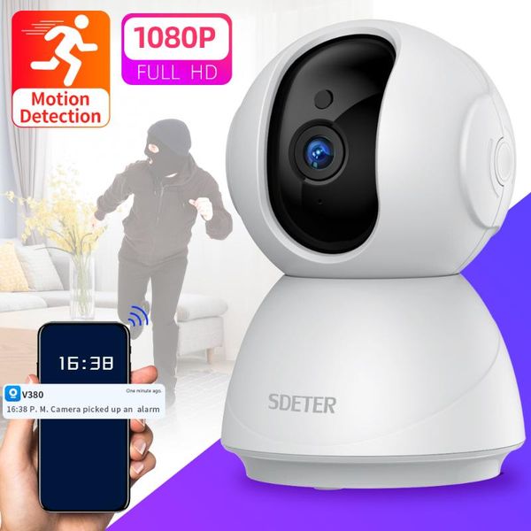 

sdeter 1080p camera wifi security camera ip wireless cctv home surveillance night vision p2p baby monitor pet 720p