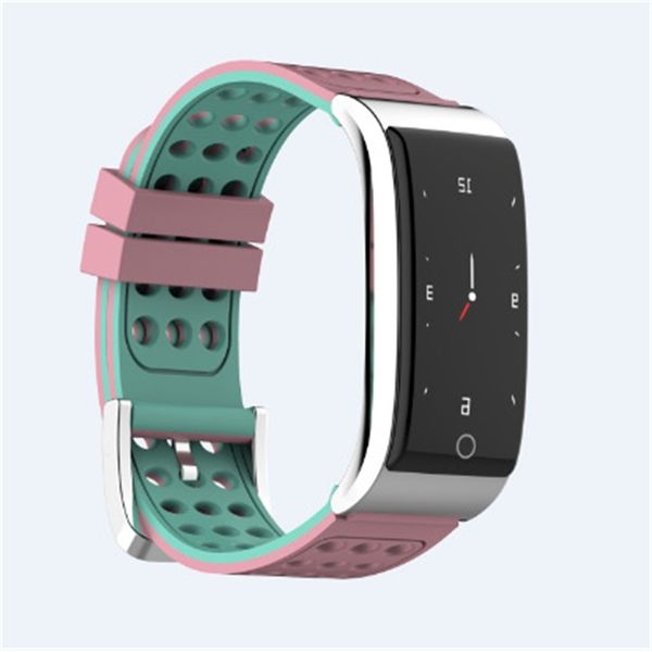 

4fre3e42dfe08 ecg+ppg electrocardiogram measurement hrv analysis health report master graph ui switching motion mark step smart watch