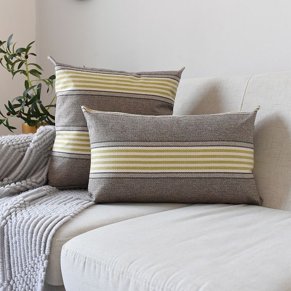 

quality linen 30x50cm/45x45cm throw high case sofa home decor cushion covers invisible zipper pillow cover