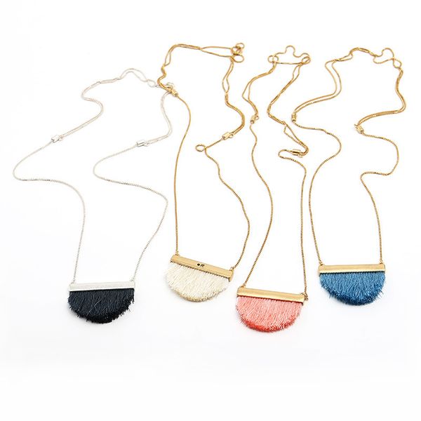 

2020 new design gold-plated women's pendant necklace, Silver