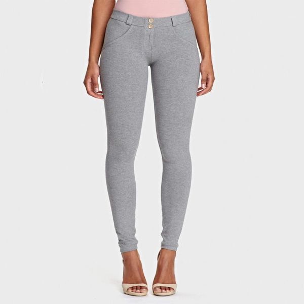 

melody 2020 fashion women gym pants workout leggings skinny body shaper women's gray trousers button pants pencil sports1, White;red