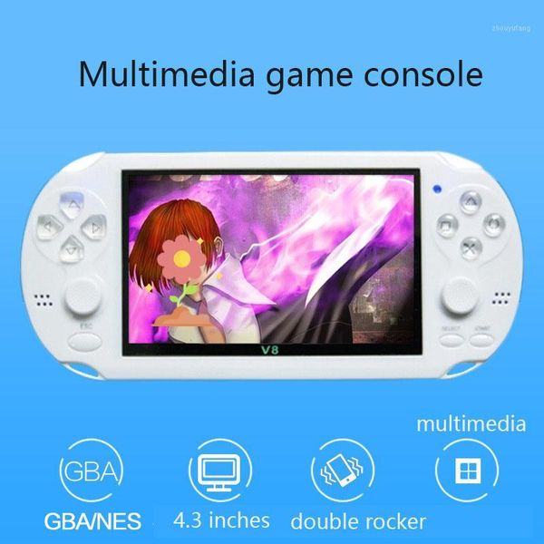 

colored joystick 4.3 inch game console portable handheld simulator arcade game machine games1