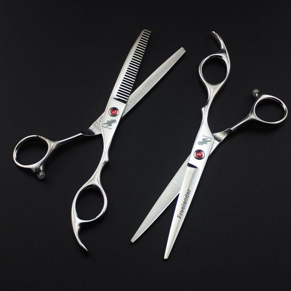 

6.0 inch jp stainless hairdressing scissors haircut set barber scissors cutting thinning shears professional hair scissors makas wmtpmm