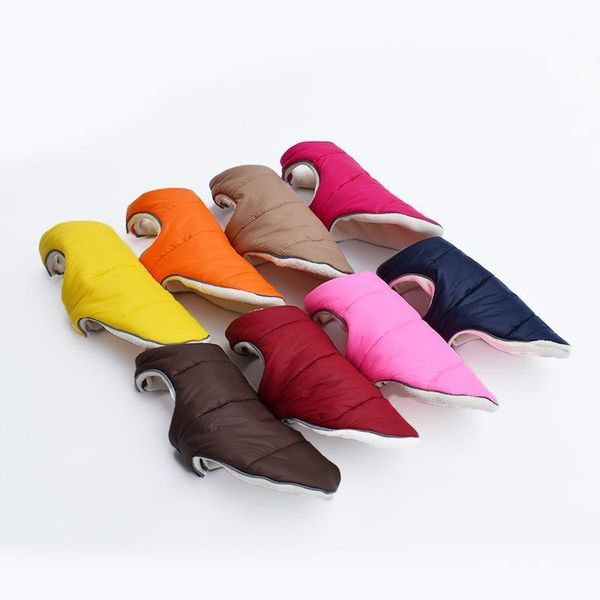 

dogs clothes autumn winter pet polyester vest with fleece liner reflective luminous sleeveless mountain jacket pet supplies1