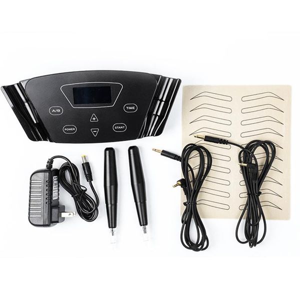 

tattoo guns kits professional black pearl machine set embroidery eyebrow pen for semi-permanent makeup microblading