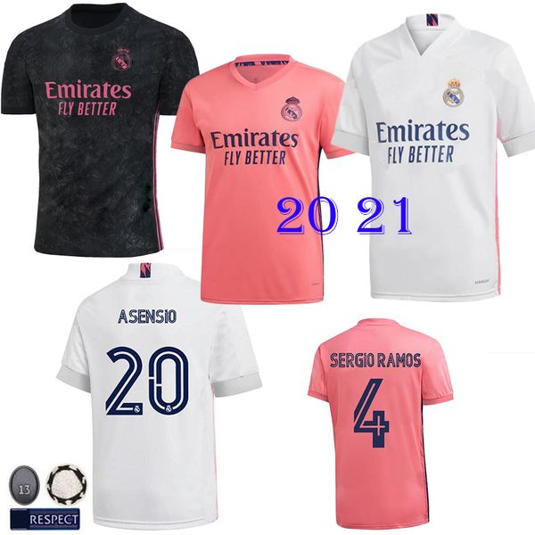 

4xxl 2020 21 реал мадрид футбол футбол короткая домашняя третья опасность зидана бензема футбол футбол камиссета де футубол тайский, Black