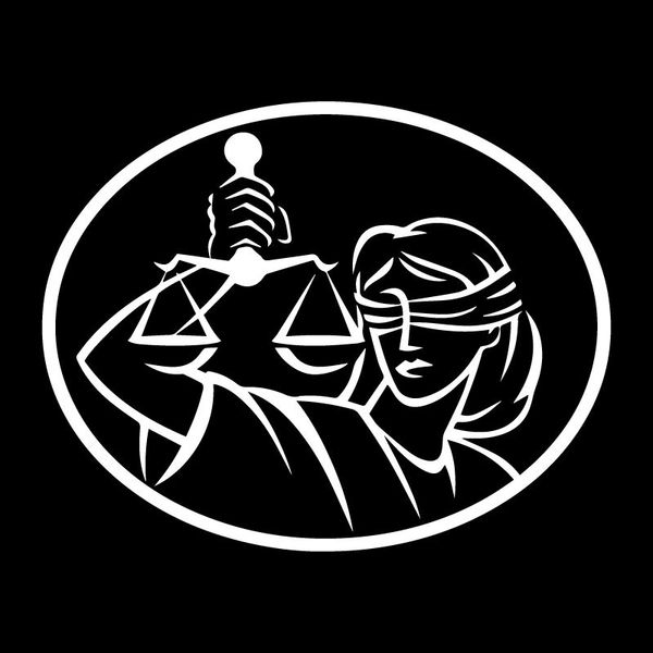 

lady justice car sticker motorcycle decal car decoration personality waterproof decal , 17cm*14cm