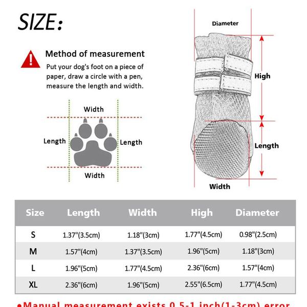 

4pcs pet dog shoes puppy cat chihuahua rain boots waterproof rubber anti-slip footwear for small cats dogs teddy socks bbyiiv