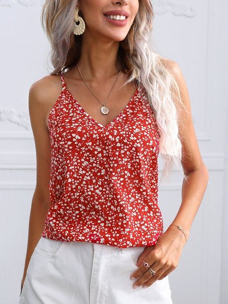 

ditsy floral cami l0gc#, White