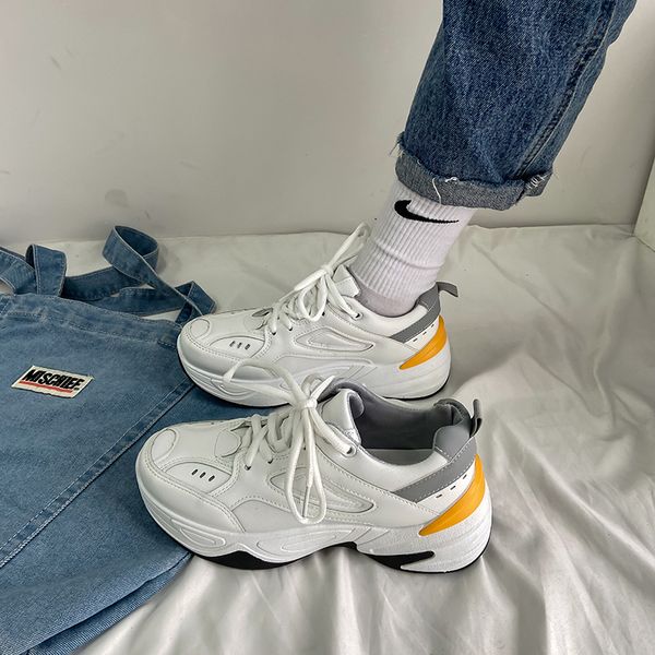 

net red feet small plush sports dad shoes women's new autumn and winter ins fashion in 2020, Black