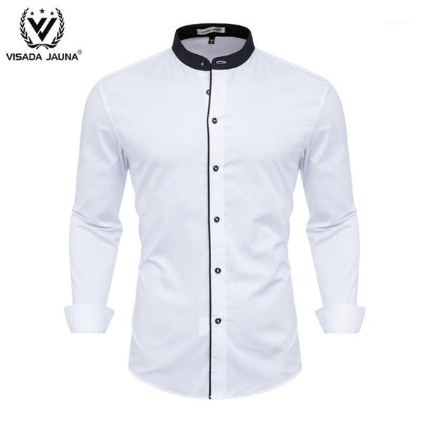 

camisa summer blouse men koszule social masculina dress shirt plus size cotton clothing american 2020 white black erkek gomlek1