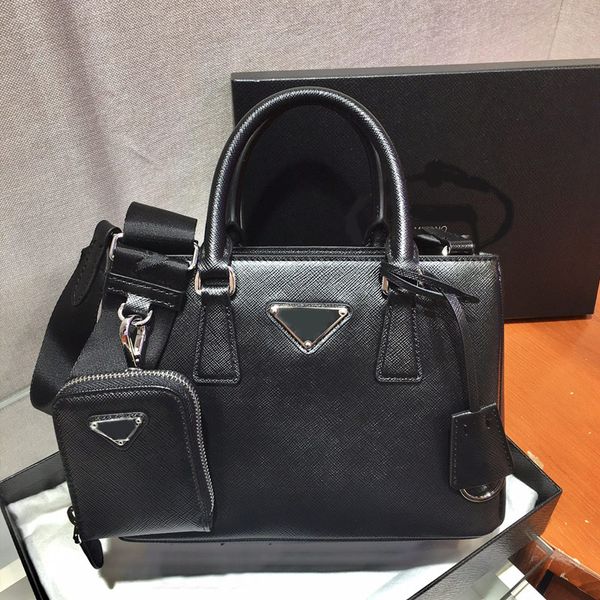 

women handbags purse classic crossbody bag cross grain hard cowhide detachable shoulder strap small pendant wallet black tote bags