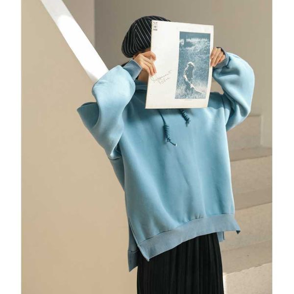 

women's hoodies & sweatshirts winter autumn women fashion hooded pullovers female letter print loose vintage campus style casual plus v, Black