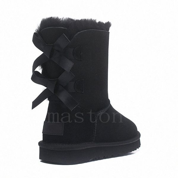 

2020 australia wgg australian boots women boot snow winter slipper botas australianas fur boot new i83m#, Black