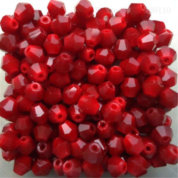 

isywaka 100pcs 4mm solid white purple bicone austria crystal beads charm glass beads loose spacer bead for diy jewelry making bbymhh