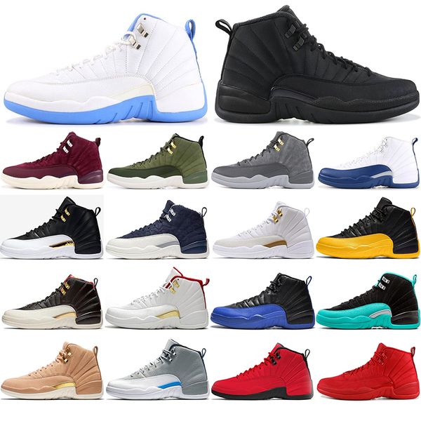 

with socks 12 12s basketball shoes michigan the master winterized university shoes breathable sport sneakers mens trainers size 40-47