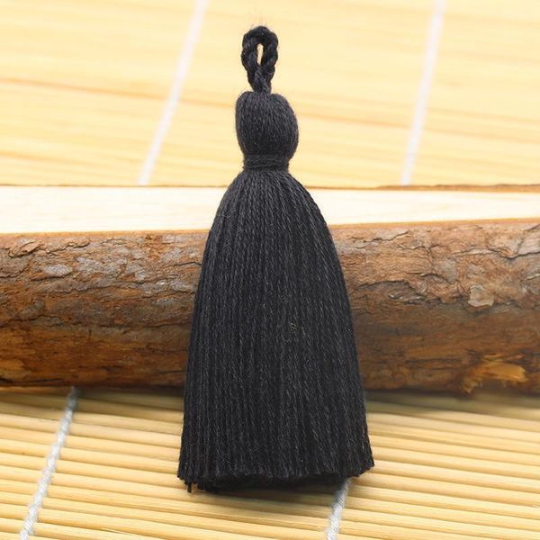 

10pcs pure cotton colorful mini tassels diy pendant jewelry curtain garments decorative accessories key chain handbag pendants h qylepj