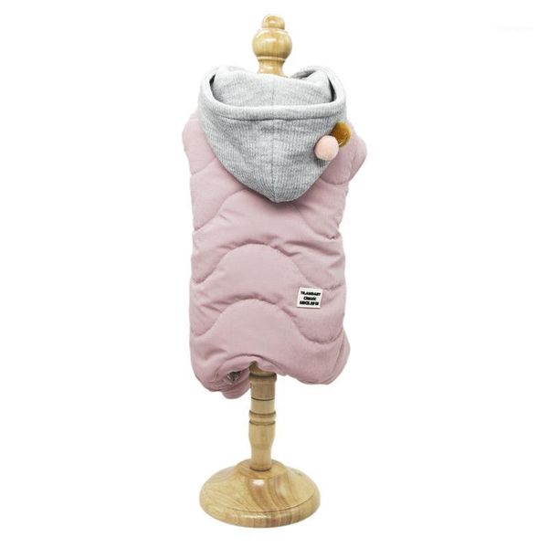 

four legs jumpsuits for dogs 100% cotton pink yellow colors super warm and comfortable clothes for dogs 2020 autumn and winter1