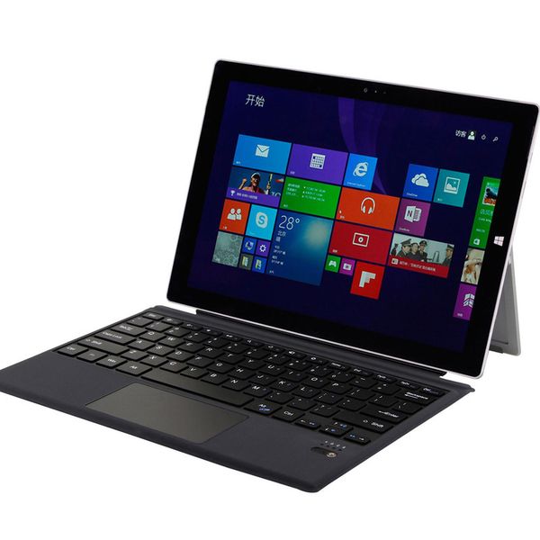 Bunte Backlight Wireless Bluetooth -Tastatur -Touchpad -Tastatur für Surface GO Microsoft Surface Pro 3/4/6/6/7 Tastatur
