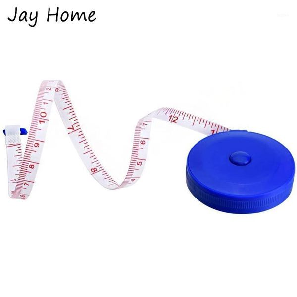 

150cm soft measure tape push button child height measuring ruler roll tape mini portable retractable home sewing supplies1, Black