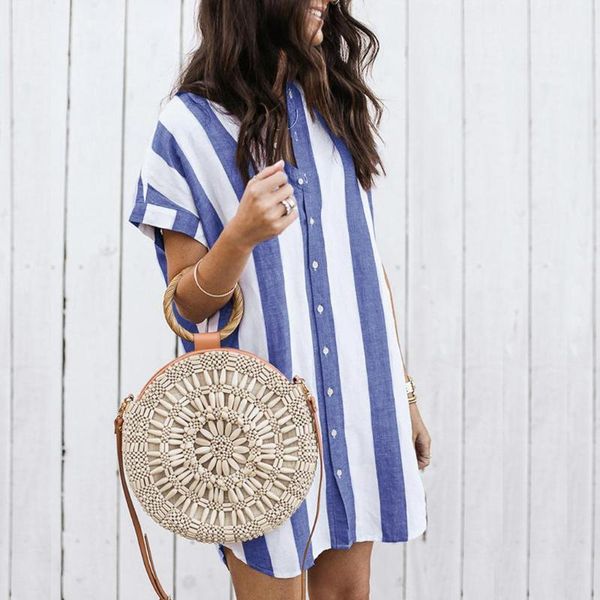 

2019 dress 2019 dress summer women's ladies stripe sleeveless casual mid claf split women summer 301, Black;gray