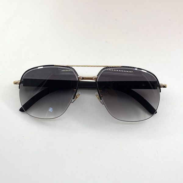 

ct0569 new men and women square sunglasses metal frame popular retro uv400 lenses eye protection classic style gift box, White;black