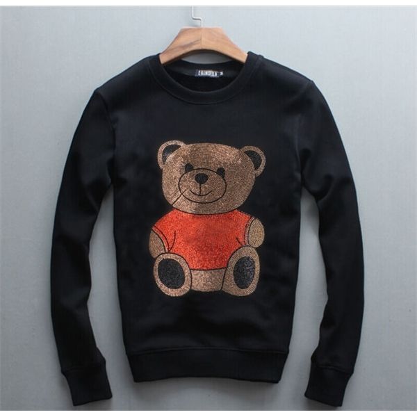 

2020 men and women hipster funny design diamonds men's hoodies brand winter sweatshirts c1116, Black