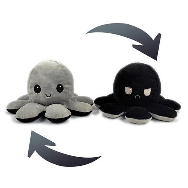 

1pc soft and reversible plush toy colorful ocs doll stuffed ocs doll toy purple green baby companion toy wmttdo