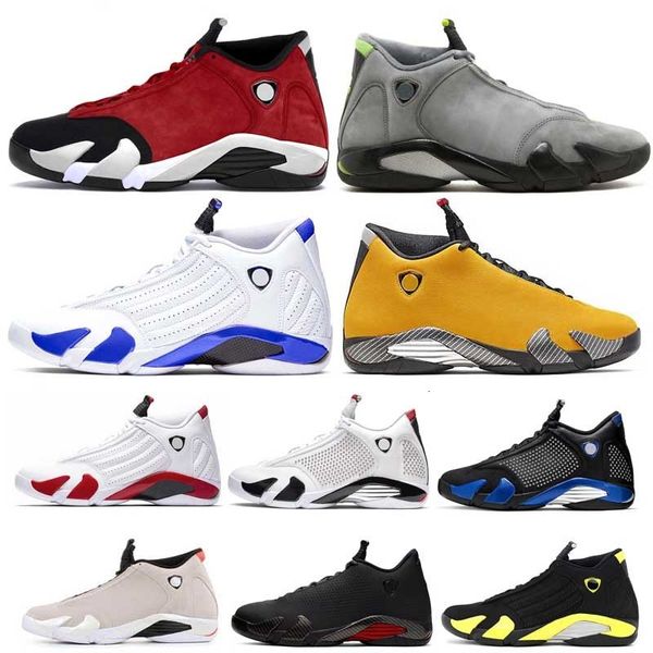 

14 14s basketball shoes for men gym red hyper loyel varsity roya last scandy cane xiv mens sport trainers