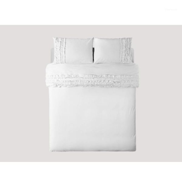 

brand cotton quality ruched romatic comfortable bedding set bedclothes 4pcs duvet quilt cover bed sheet/fitted sheet pillow case1