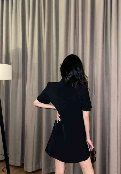 

work dresses street womens jackets classic retro fashion dress shirt fabric comfortable breathable letter laser perforated on the back sprin, White;black