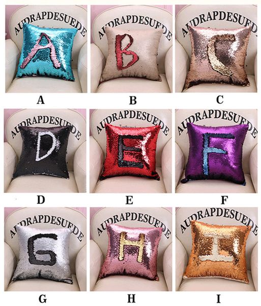 

glitter sequin sofa mermaid throw home pillow christmas decorative car cushion cover gifts pillowcase h2hp