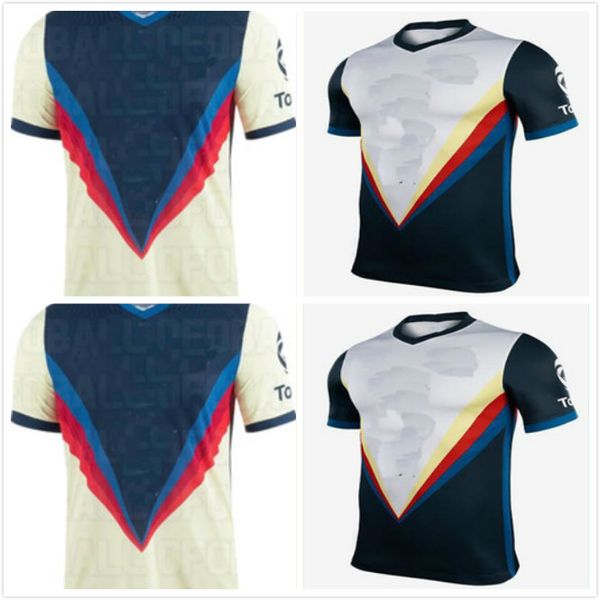 

dhl 20 21 club america soccer jerseys sleeve 2020 2021 liga mx club america soccer jerseys size can be mixed batch, Black;yellow