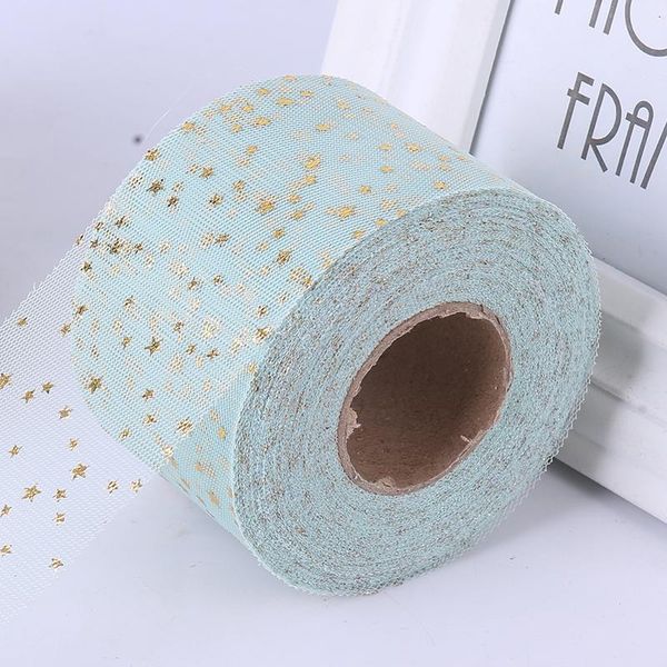 

glitter stars sequin tulle 50 yardrs roll 6cm spool tutu wedding decoration organza laser diy crafts birthday party supplies wmtedf