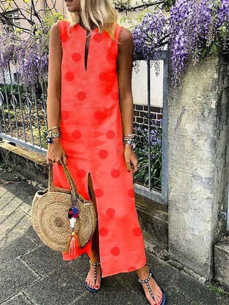 

2019v collar split sleeve printed dress. female, Black;gray