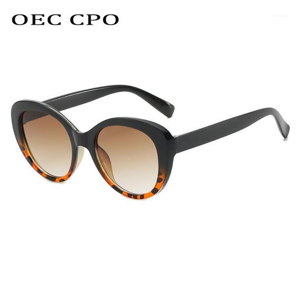 

sunglasses fashion cat eye women vintage brand colorful gradient sun glasses female leopard trend eyewear shades uv400oculos1, White;black