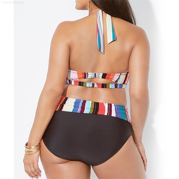 

factorytvvjpush women two swimsuit piece stripe up padded bikini swimwear bikinis 2020 mujer 20, White;black