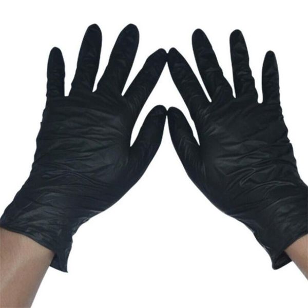 

factoryk6qtnitrile comfortable rubber disposable mechanic black dish washing gloves guantes para lavar platos