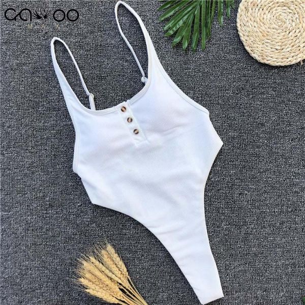 

white bather 2018 high cut leg one piece swimsuit women swimwear backless thong bathing suit swim female monokini1, White;black