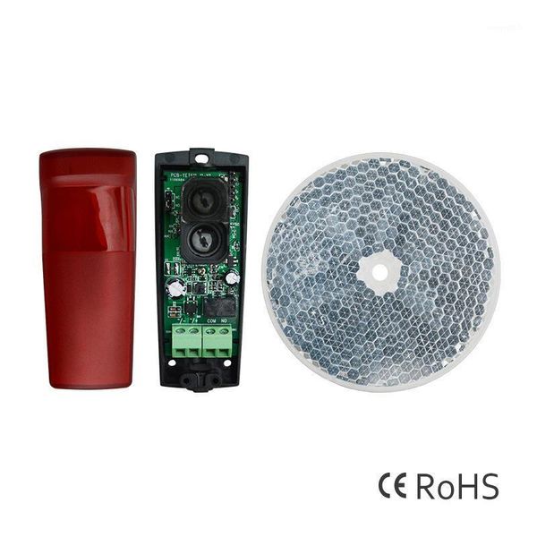 

ac/dc12-24v reflective pelectric switch reflex light barrier sensor detector 12m detect distance for automatic gate opener1