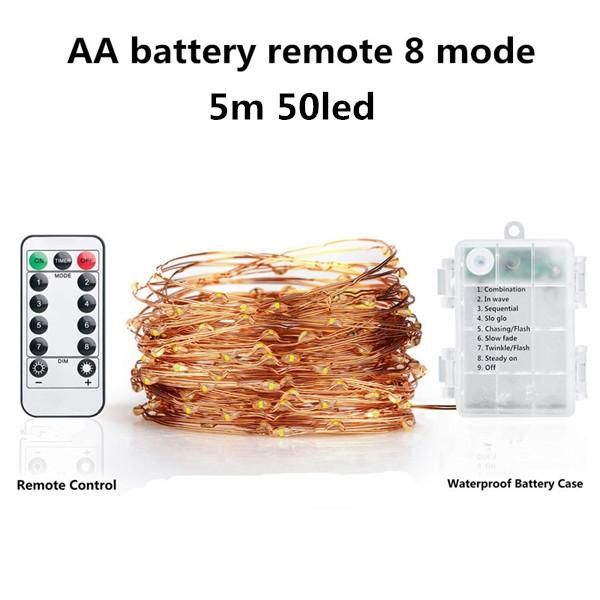 

светодиодные струны свет 2 м 5 м 10 м 1001 медная проволока 3xaa управляемая батареей рождественские свадьбы украшения светодиодные света ск
