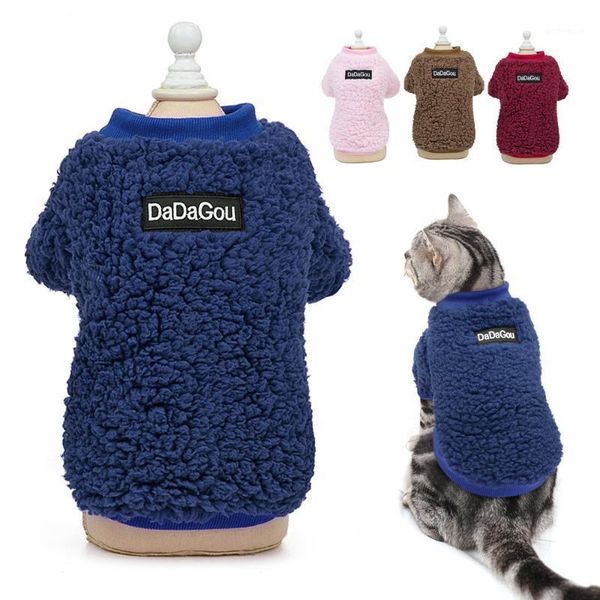 

cat costumes soft clothes winter pet puppy dog hoodies coat jacket for small medium dogs cats kitten outfits vest1
