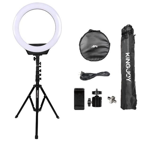 

camera p studio phone video 16inch 40cm 320pcs led ring light 3200-6500k dimmable pgraphy ring lamp with 190cm tripod